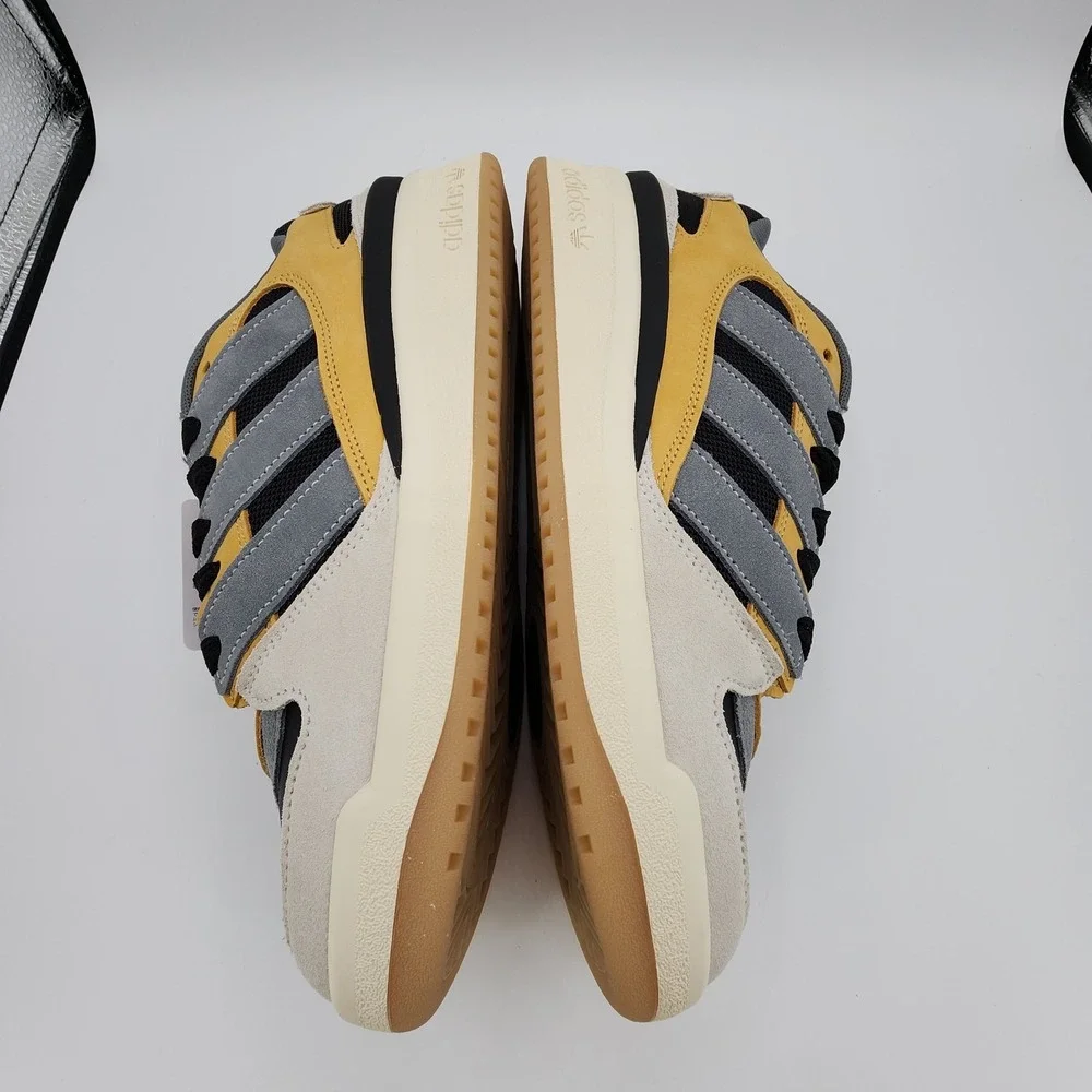 Adidas Originals Forum 2000 Shoes Mens 10 Black Oat Off White Leather NEW‎
